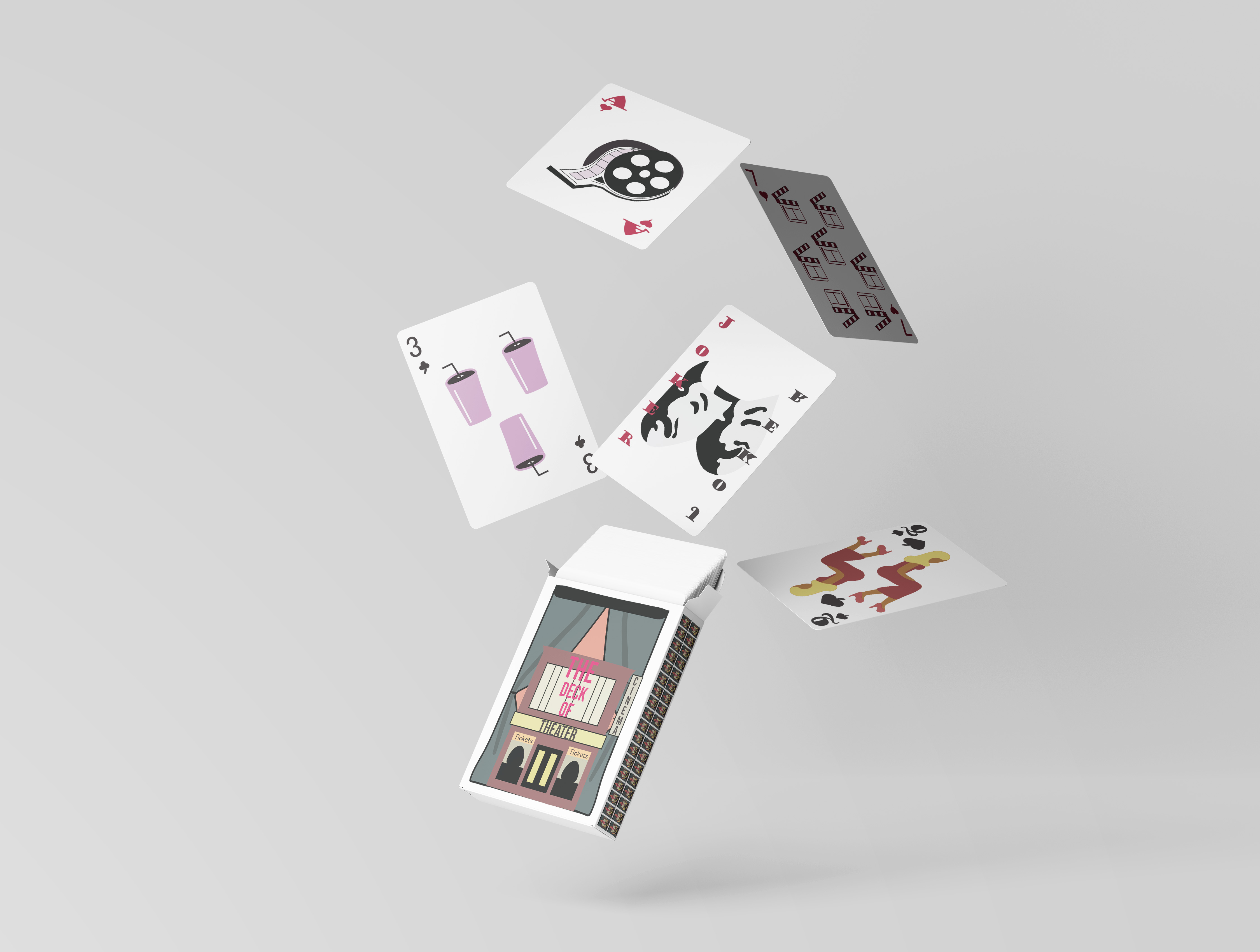 Custom deck of cards mock-up